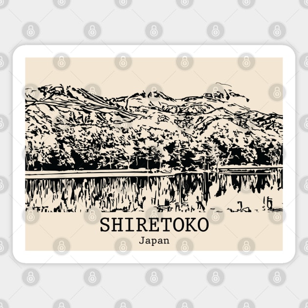 Shiretoko - Japan Magnet by Lakeric